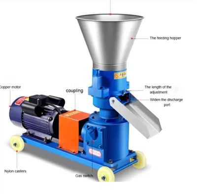 Μηχανή κατασκευής σφαιριδίων ζωοτροφών κουνελιών