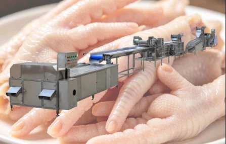 chicken feet cleaning machine